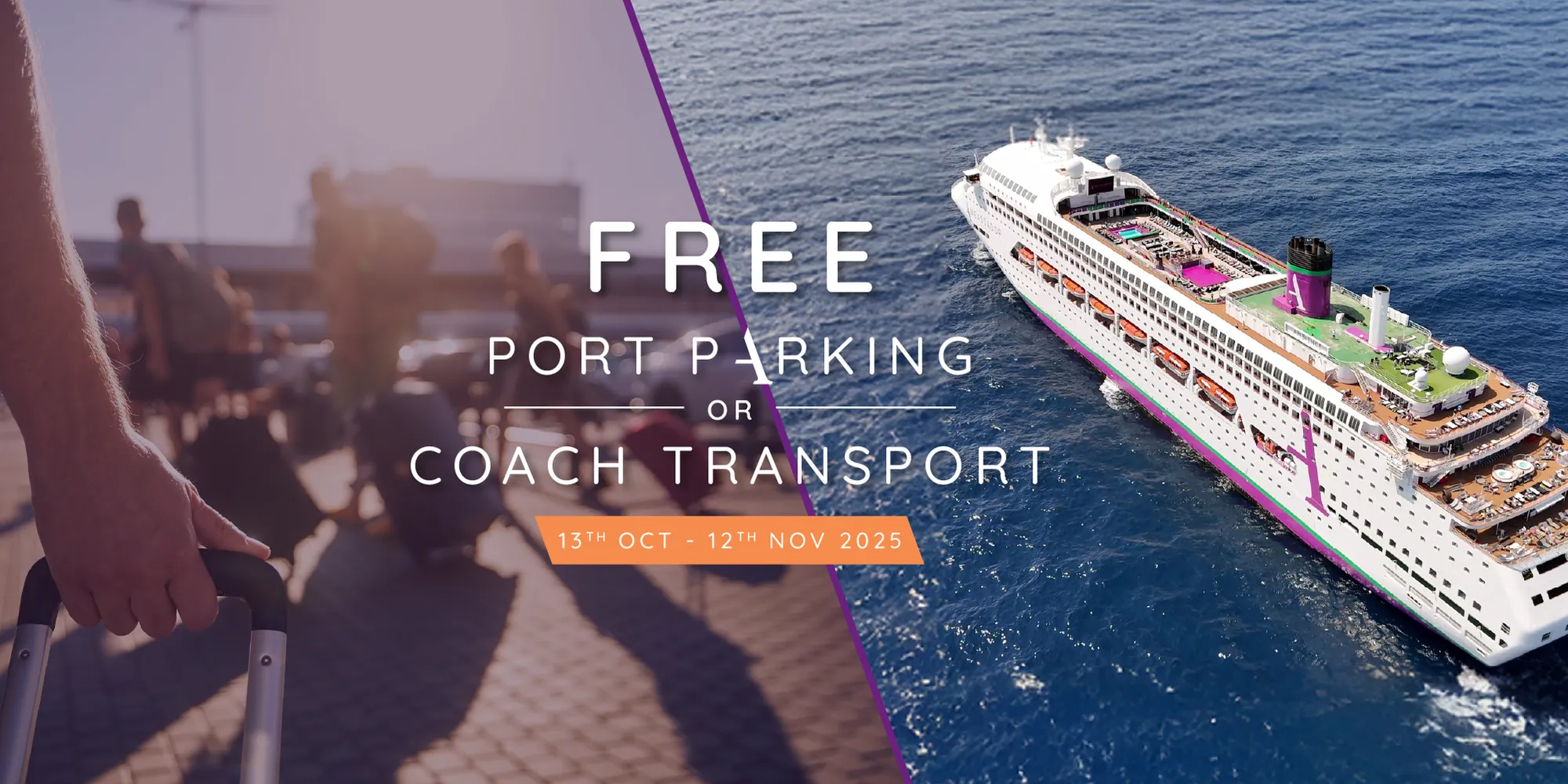 Free Parking and Coach Transport