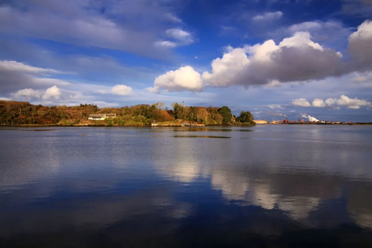 View of the River Shannon at Foynes