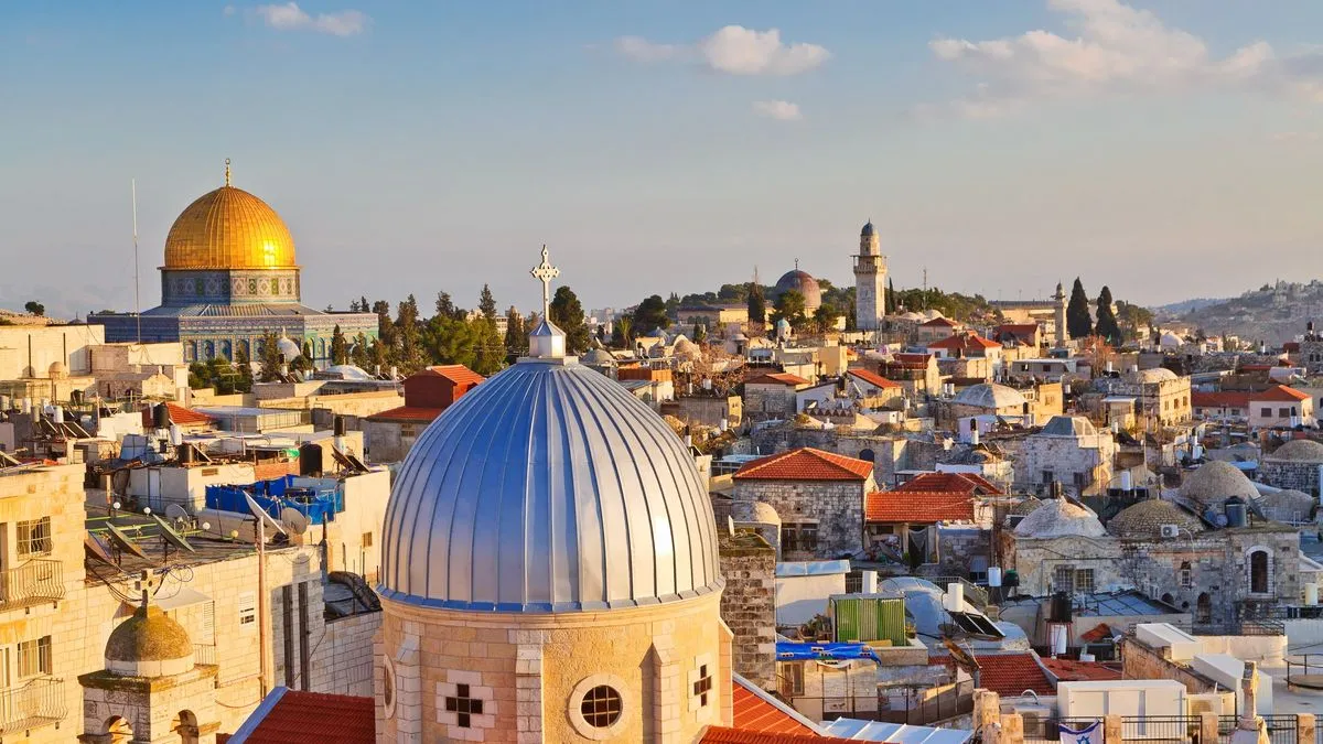 Rooftops of Old city of Jerusalem, Israel