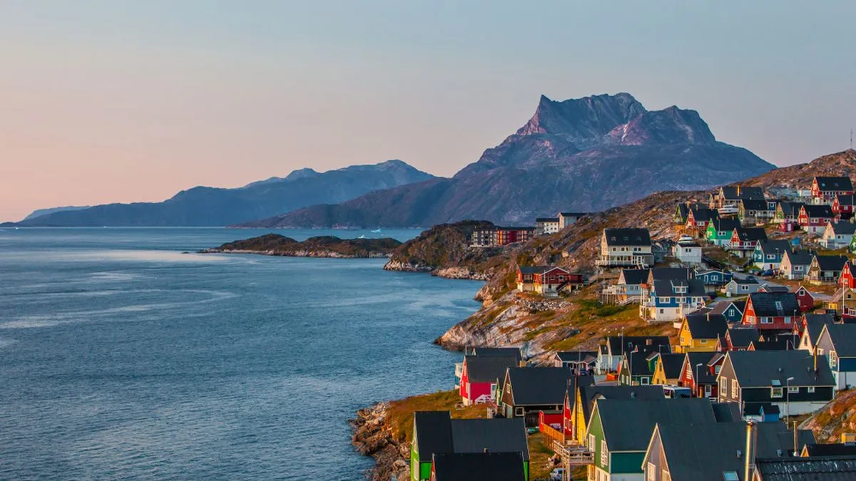 View of Nuuk is Greenland