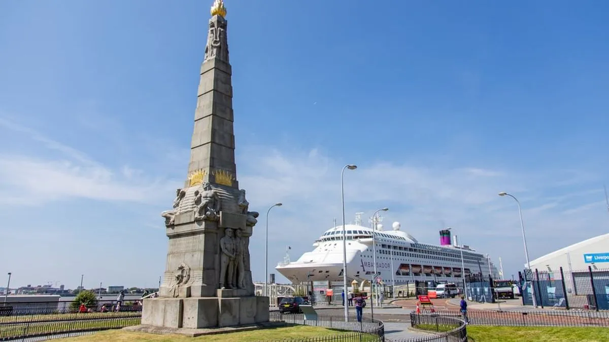 View of the Liverpool Port