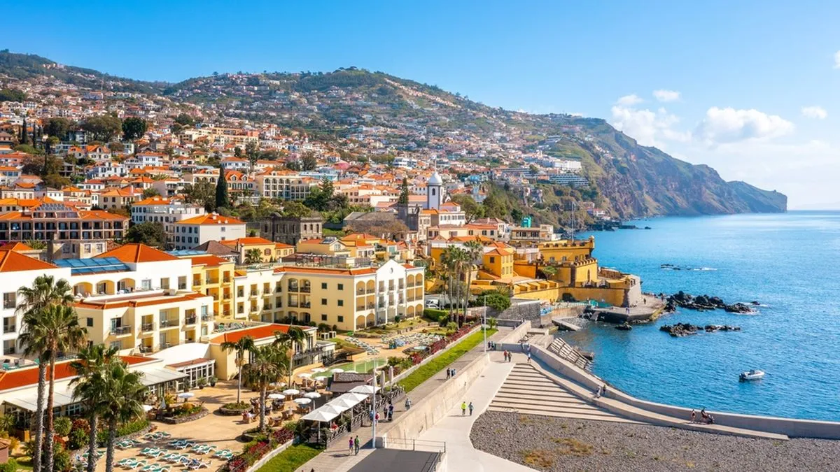 View of Funchal the capital of Madeira