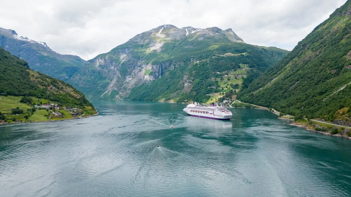 Ambience in Geiranger, Norway