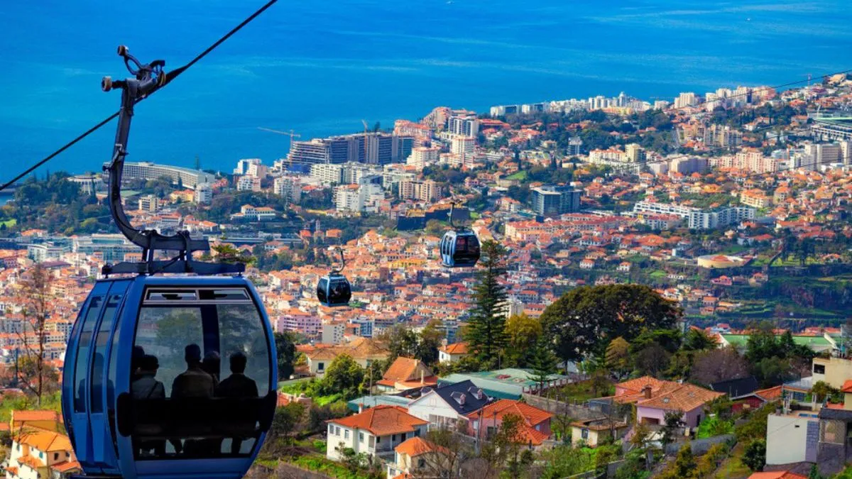 Cable cars in Madeira