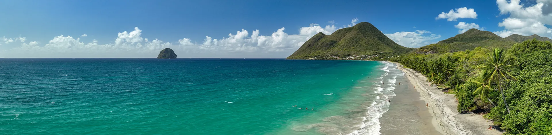 “Le diamant” beach in Martinique, French West Indies, Caribbean