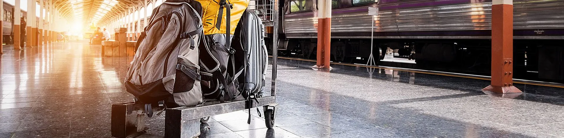 Suitcases on Trolley