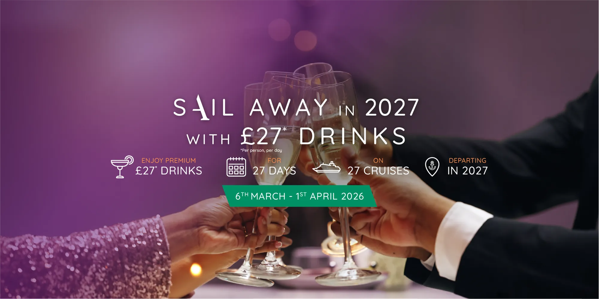 £27 drinks for 27 days