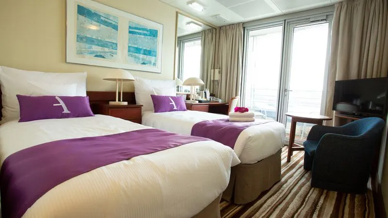 Ambience balcony room by Ambassador Cruise Line