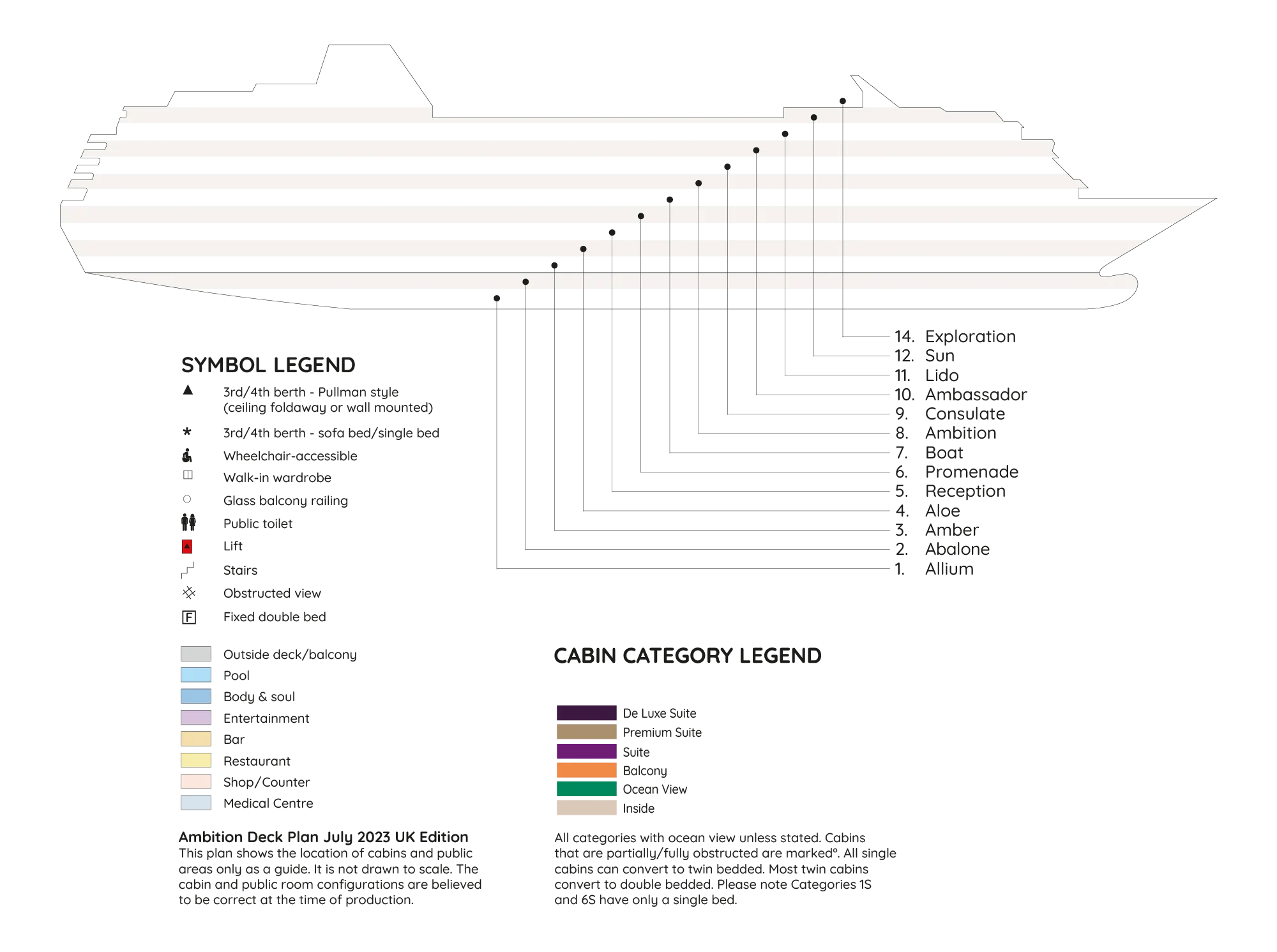 Ambition Deck Plan